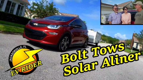 Chev Bolt Tows Solar Aliner
