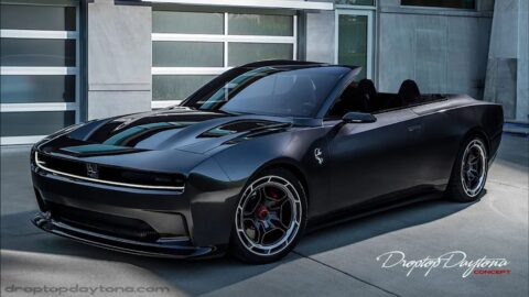 Dodge Charger Daytona Convertible rendering