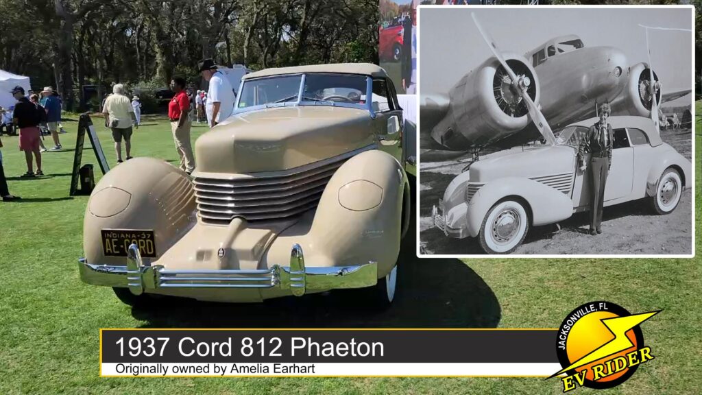 1937 Cord 812 Phaeton, originally owned by Amelia Earhart