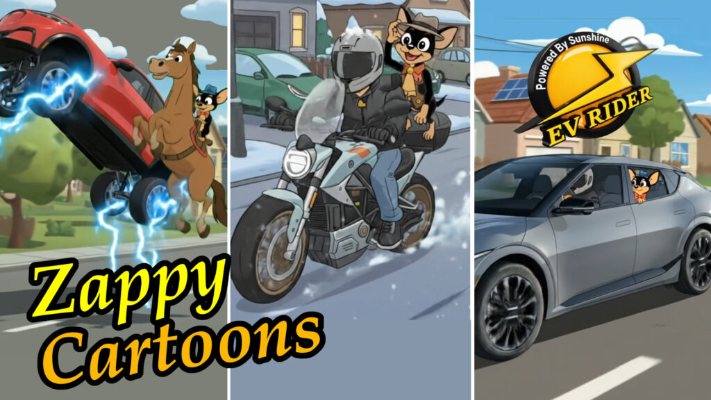 EV Rider & Zappy Cartoons