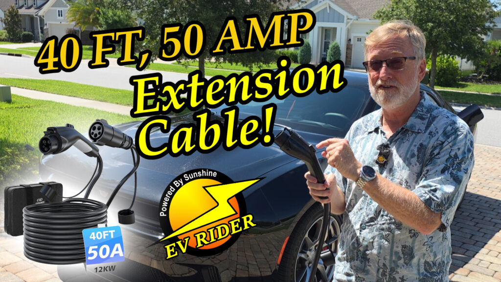 EV Dance 40-Foot 50-amp extension-cable review and test