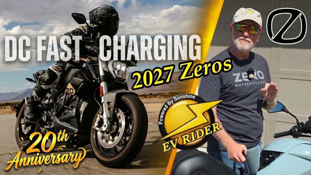 2027 Zero Motorcycles Unveiled and CCS Fast Charging Is Coming